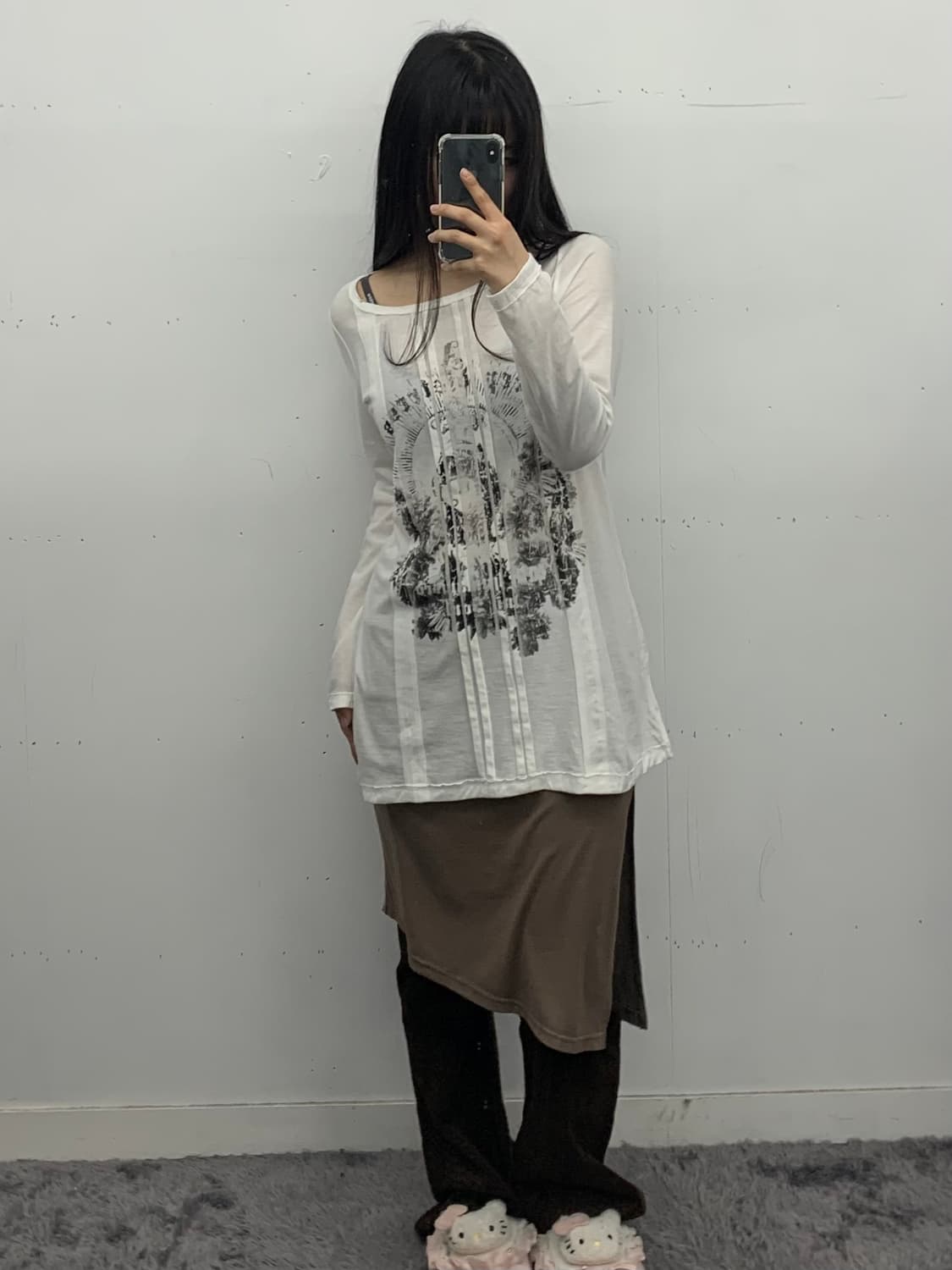 Sabase y2k 프린팅 롱슬리브 상품이미지3