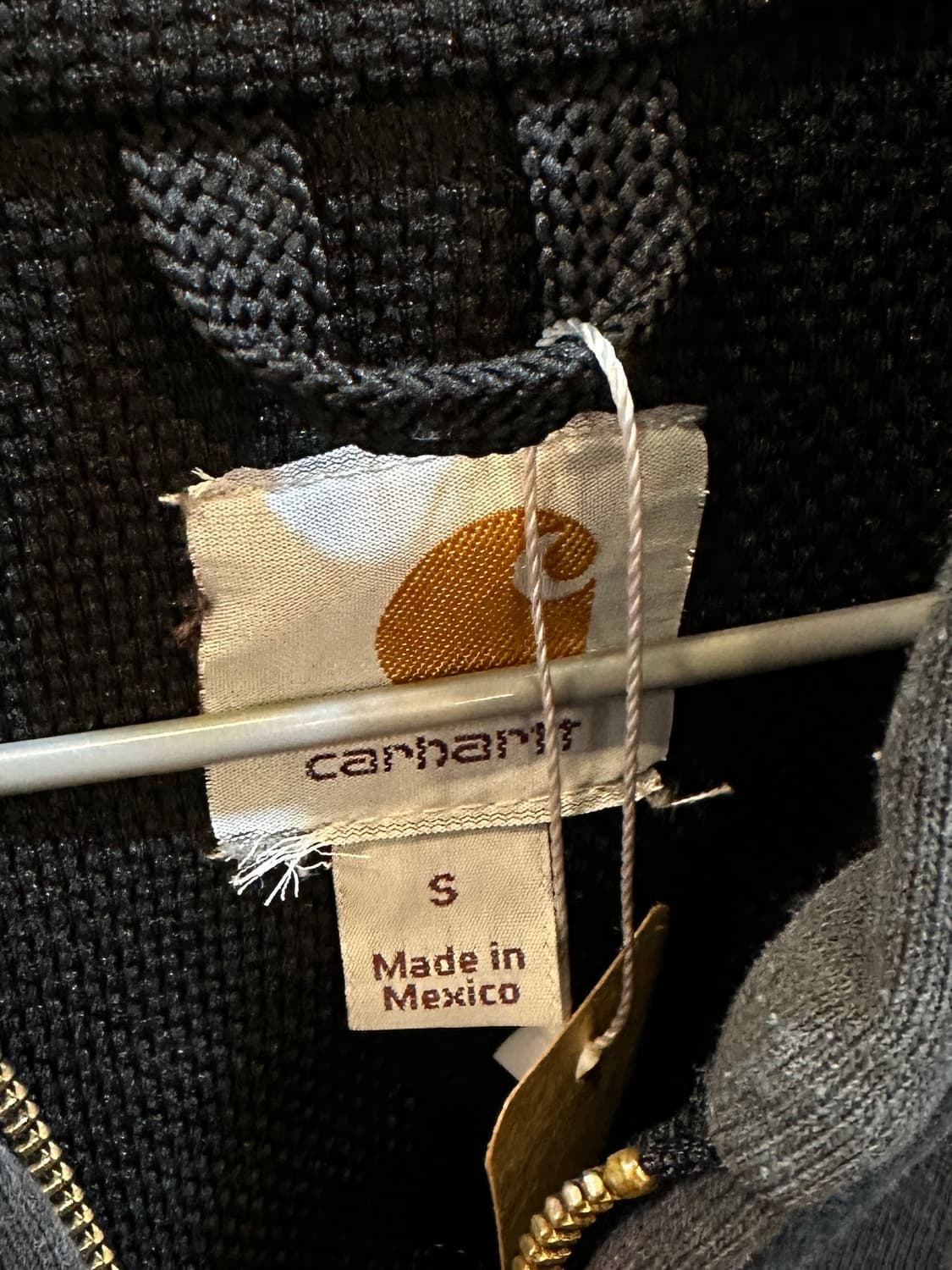 칼하트 레인디펜더 써멀 방수 후드집업 다크 그레이 S 상품이미지3