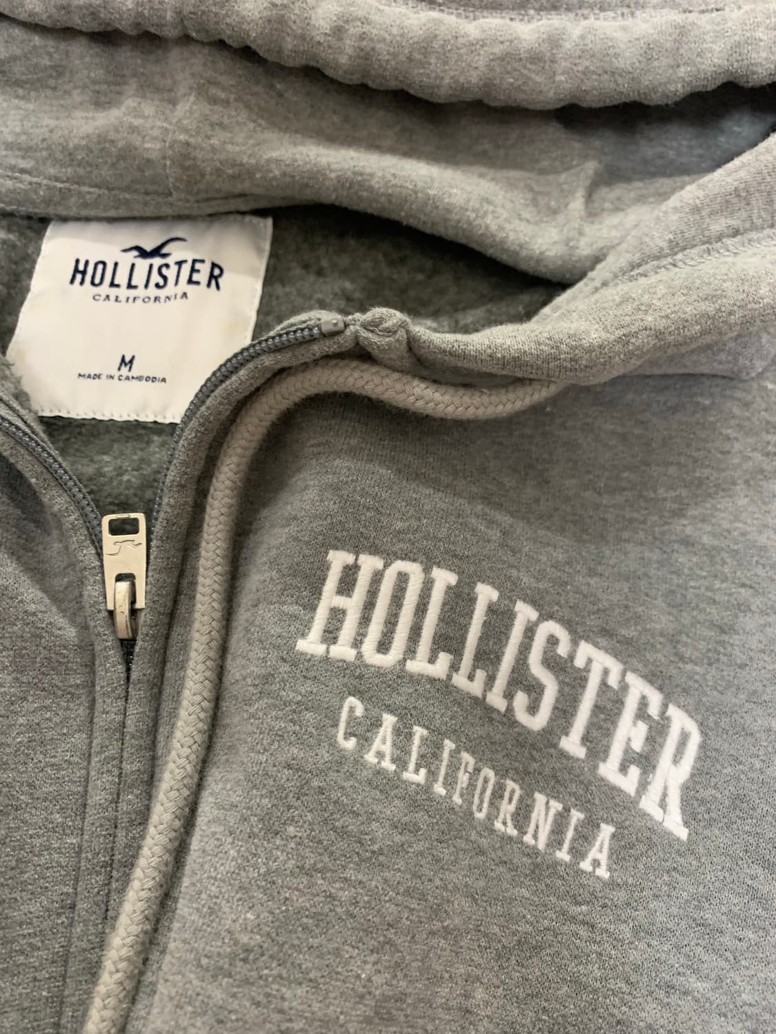 홀리스터 후드집업 ,그레이,M 상품이미지8
