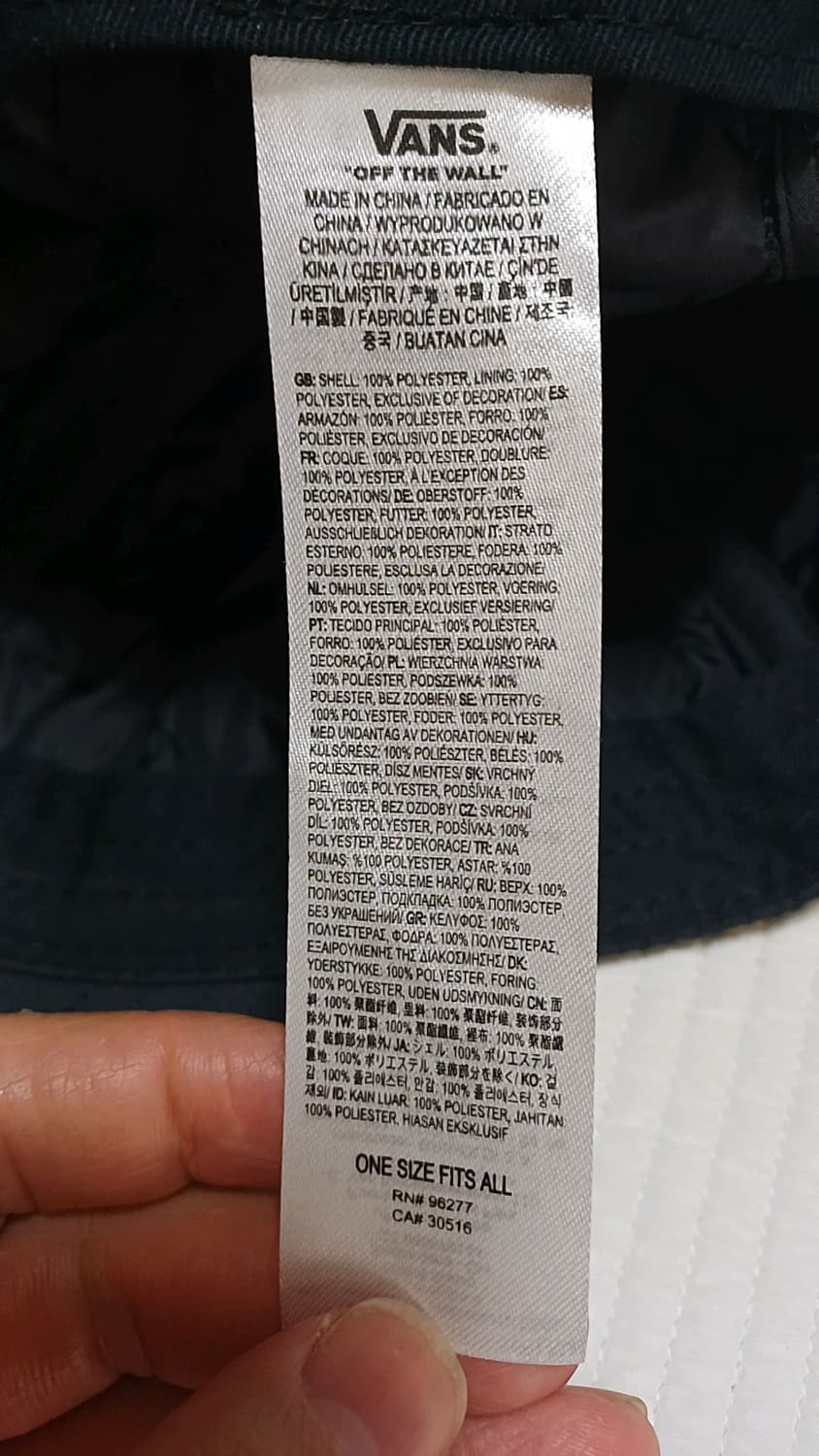 반스 퀄팅볼캡 Free 상품이미지5