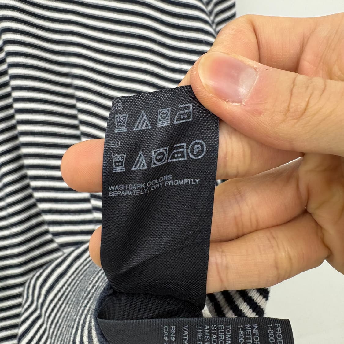 타미힐피거 스트라이프 브이넥 니트 여성XL 상품이미지6