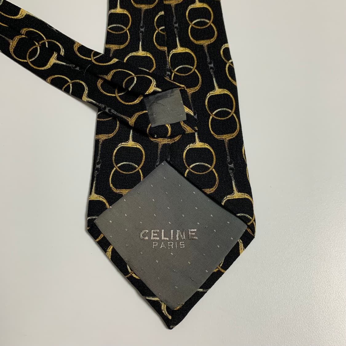 셀린느(CELINE) 명품넥타이 클래식 정장패션 블랙컬러 A등급 상품이미지7