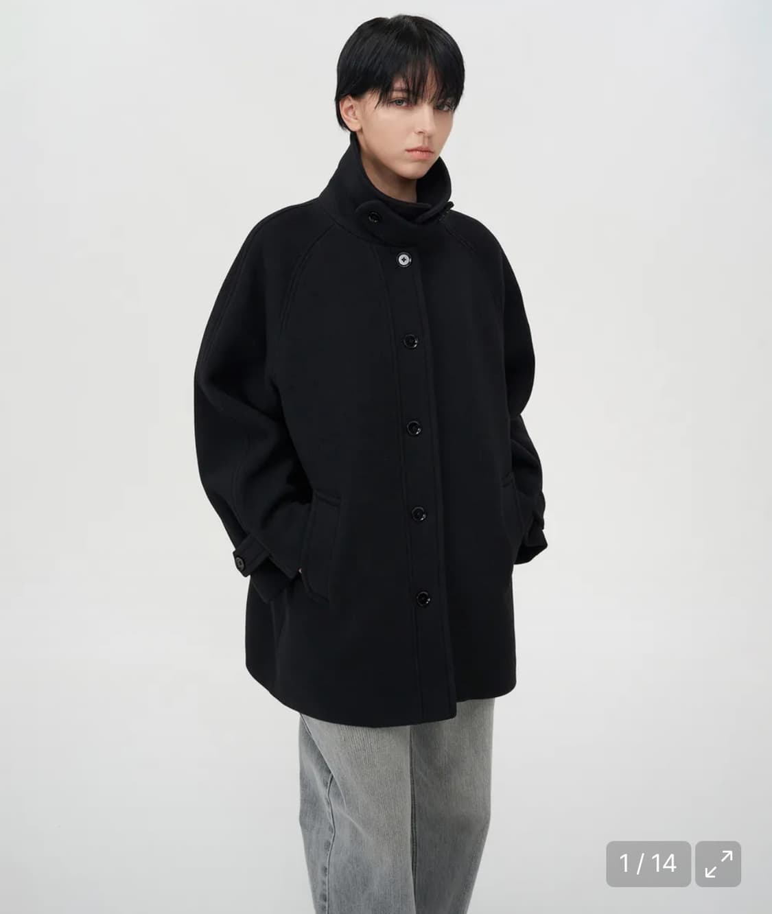 인사일런스 우먼 소프트 하프 발마칸 코트 구합니다  상품이미지1