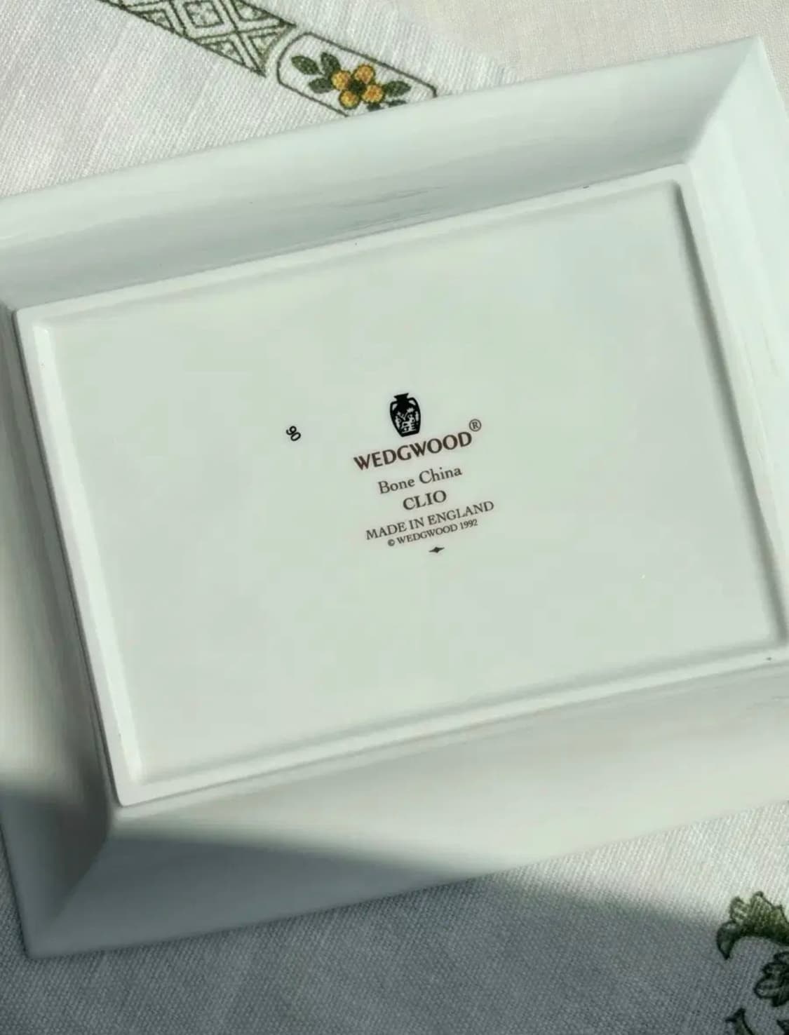 영국 빈티지 웨지우드 클리오 사각접시 상품이미지4