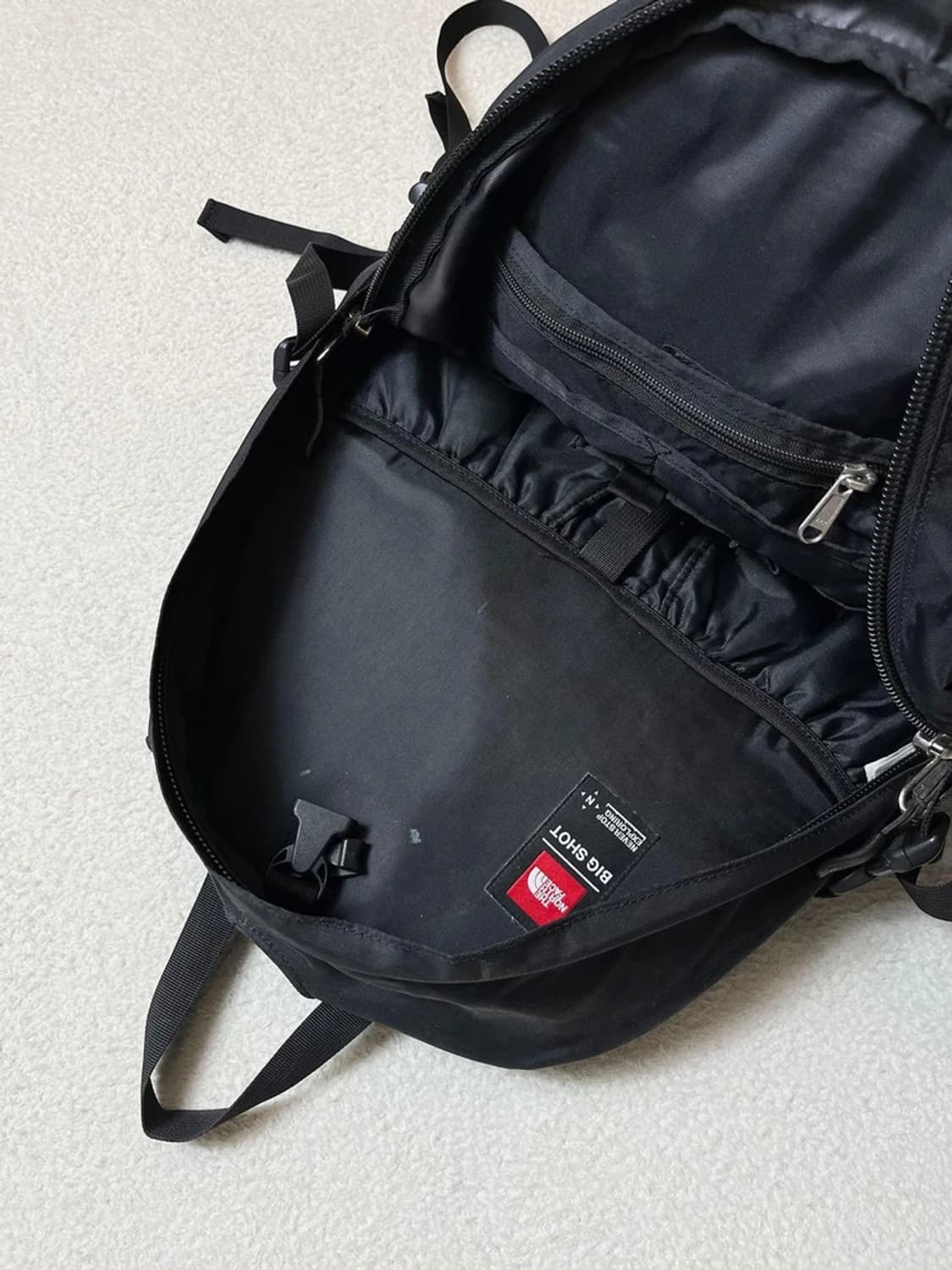 노스페이스 빅샷 블랙 고프코어 백팩 A1689 상품이미지8