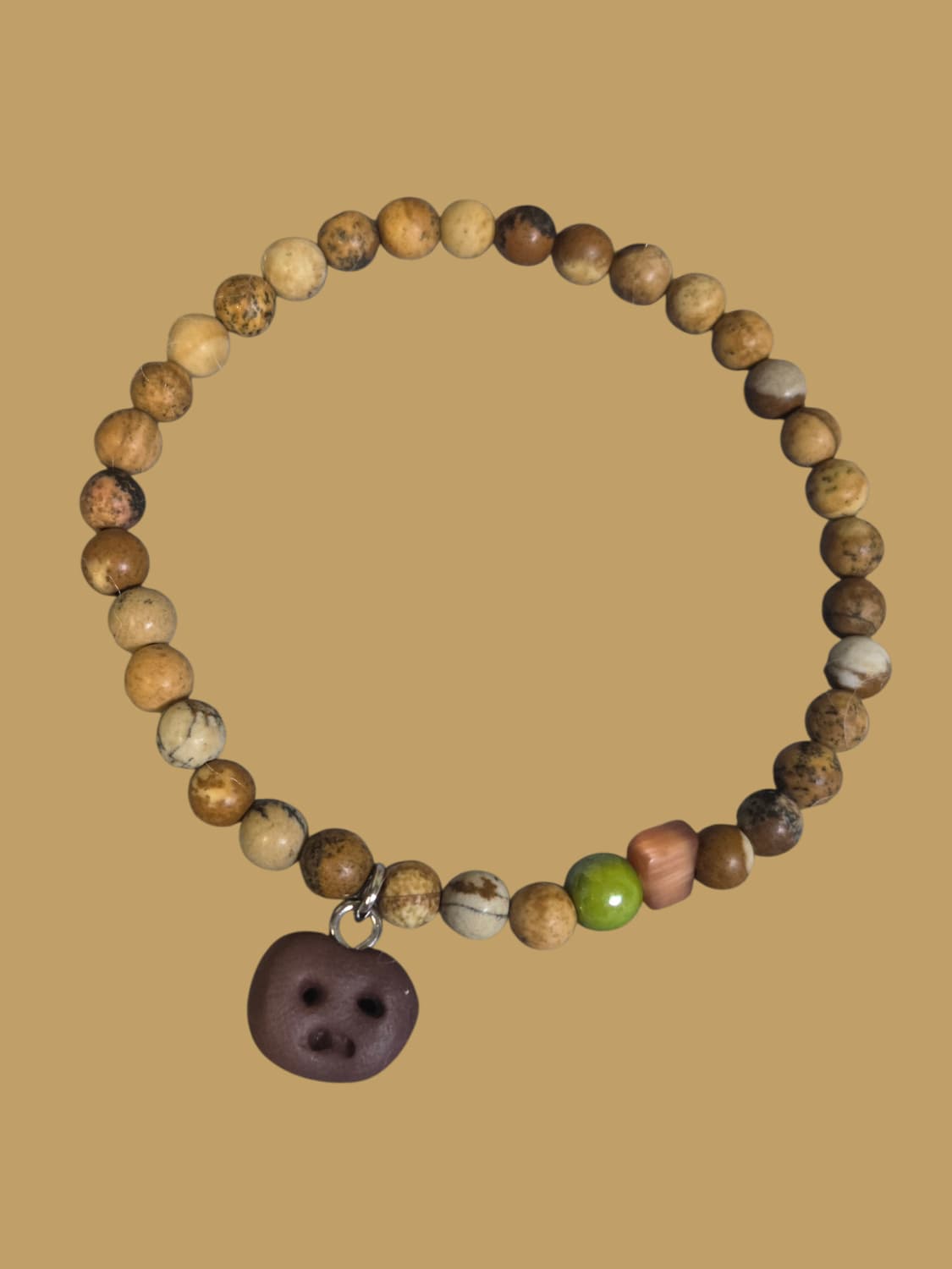 [핸드메이드] 귀여운 감자 팬던트 비즈팔찌 (무료배송) 상품이미지1