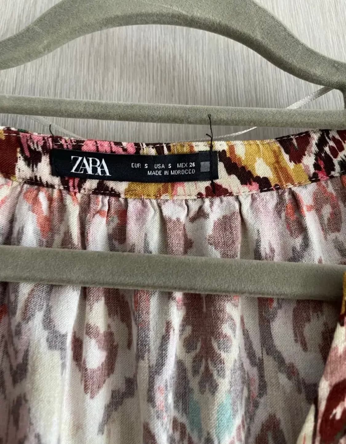 ZARA 자라 패턴 롱 원피스 S 상품이미지2