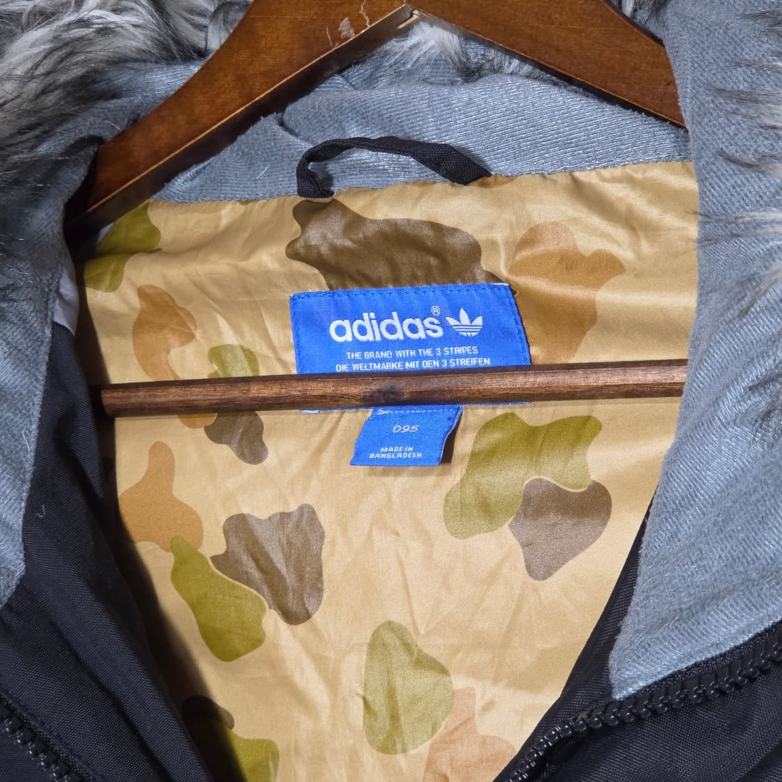 아디다스 샤기퍼 야상 투웨이 덕다운 패딩 상품이미지9