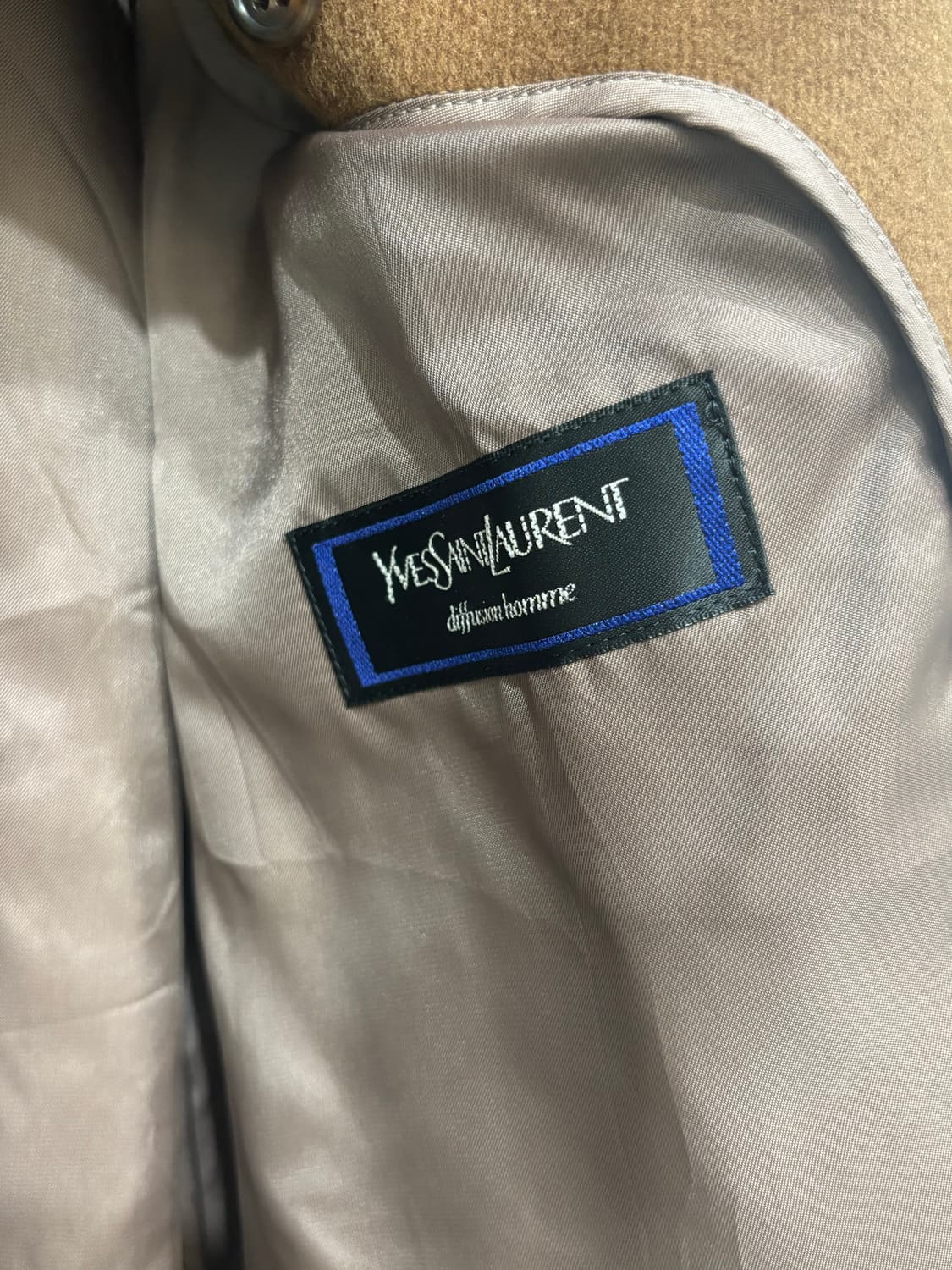 Yves Saint Laurent 입생로랑 브라운 롱 코트 상품이미지9