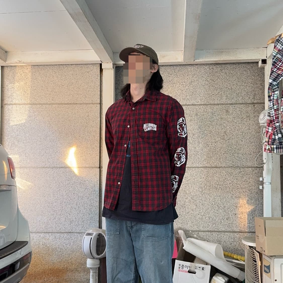 빌리어네어 보이즈 클럽 BBC 로고 체크 셔츠 상품이미지1