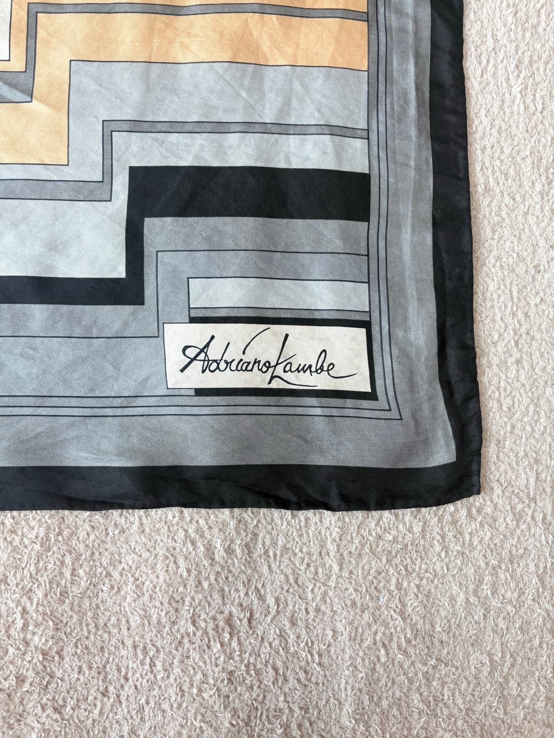 Adriano Fambe 모던 빈티지 스카프 상품이미지2