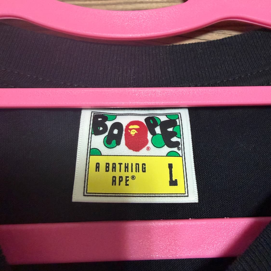 Bape Black T-shirt (베이프 검정 티셔츠) 상품이미지4