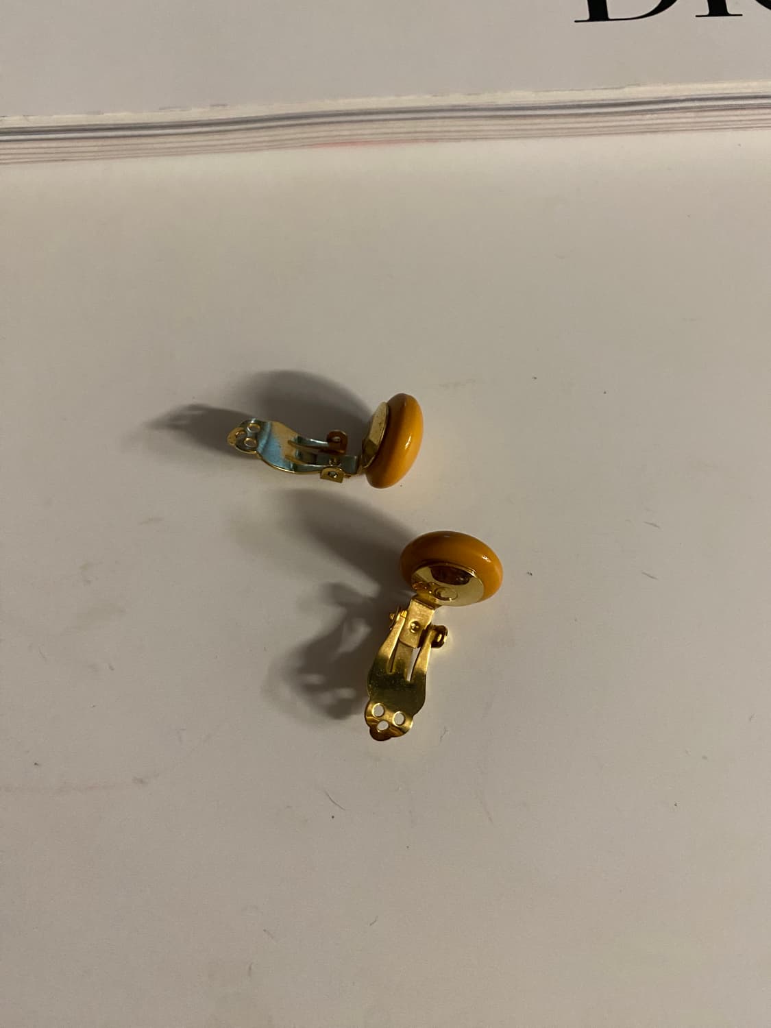 카라멜색상 귀찌 귀걸이 상품이미지4