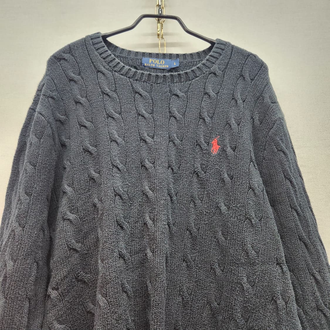 폴로랄프로렌 레드포니 코튼 케이블 니트 L(XL) 상품이미지2