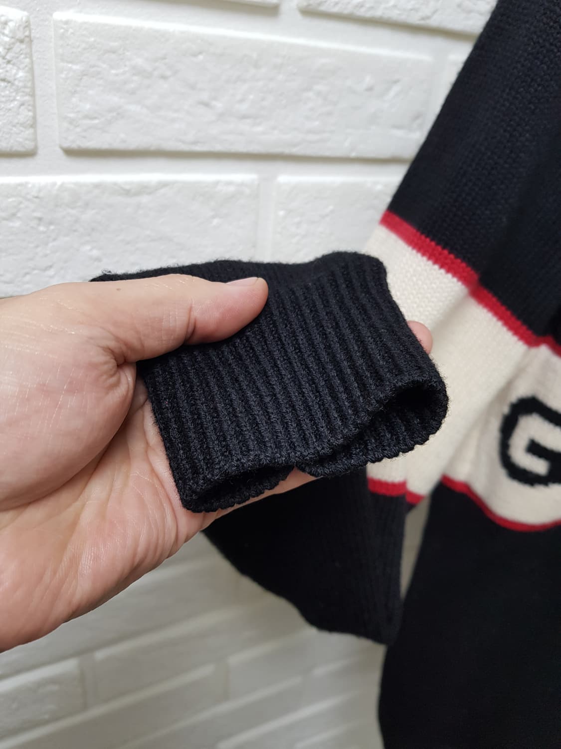 [m/정품] GIVENCHY 지방시 인타르시아 니트 상품이미지6