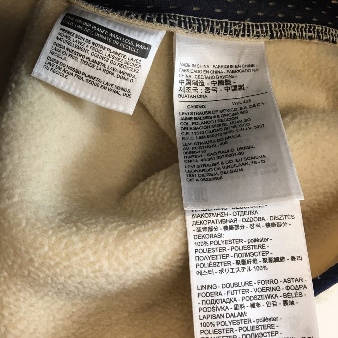 리바이스 레드탭 양털 베스트조끼 M  상품이미지6