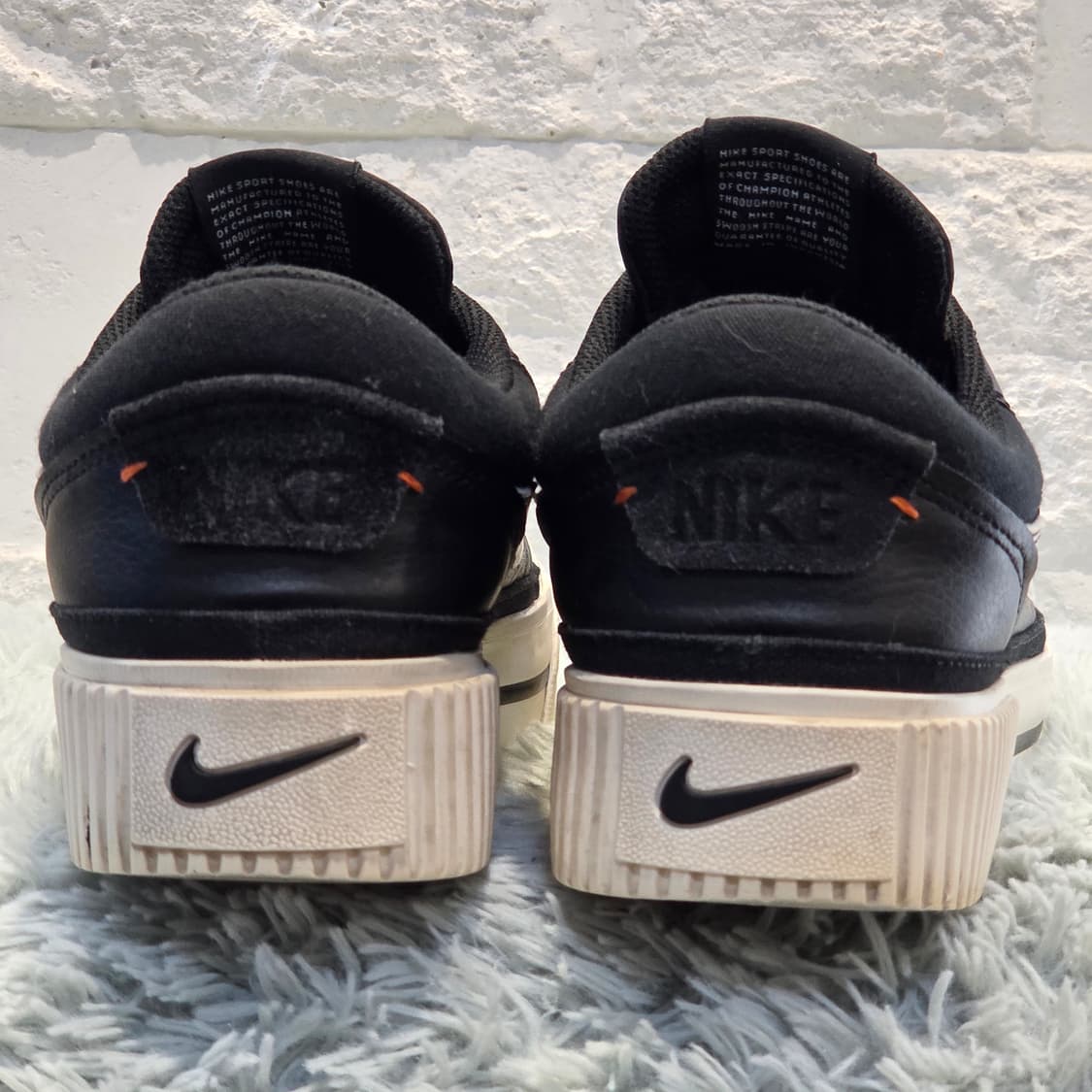 6q-6:나이키 코트 레거시 리프트 블랙 (27cm) 상품이미지3