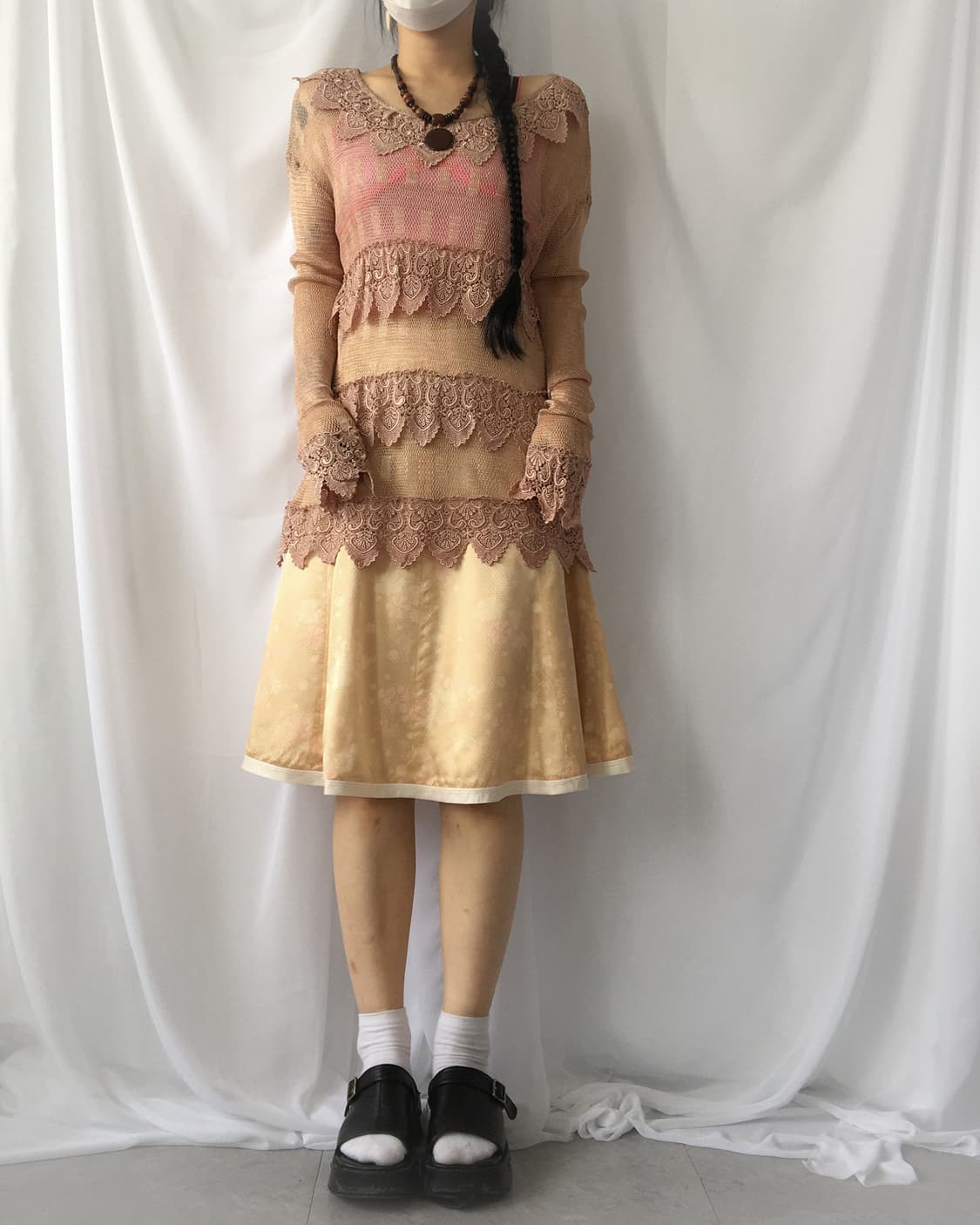 Ornament layer net sleeve 상품이미지1