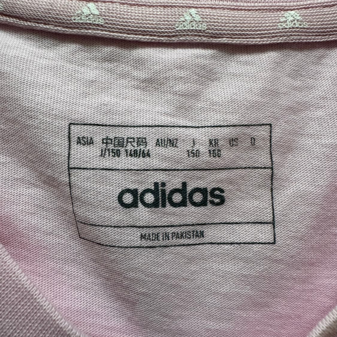 ADIDAS 일본빈티지 슬림핏 크롭티 아디다스 딱붙핏 반팔 XS 36 상품이미지4