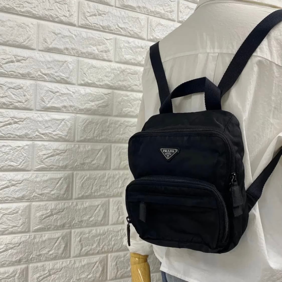 프라다 나일론 미니 백팩 가방 정품 상품이미지2