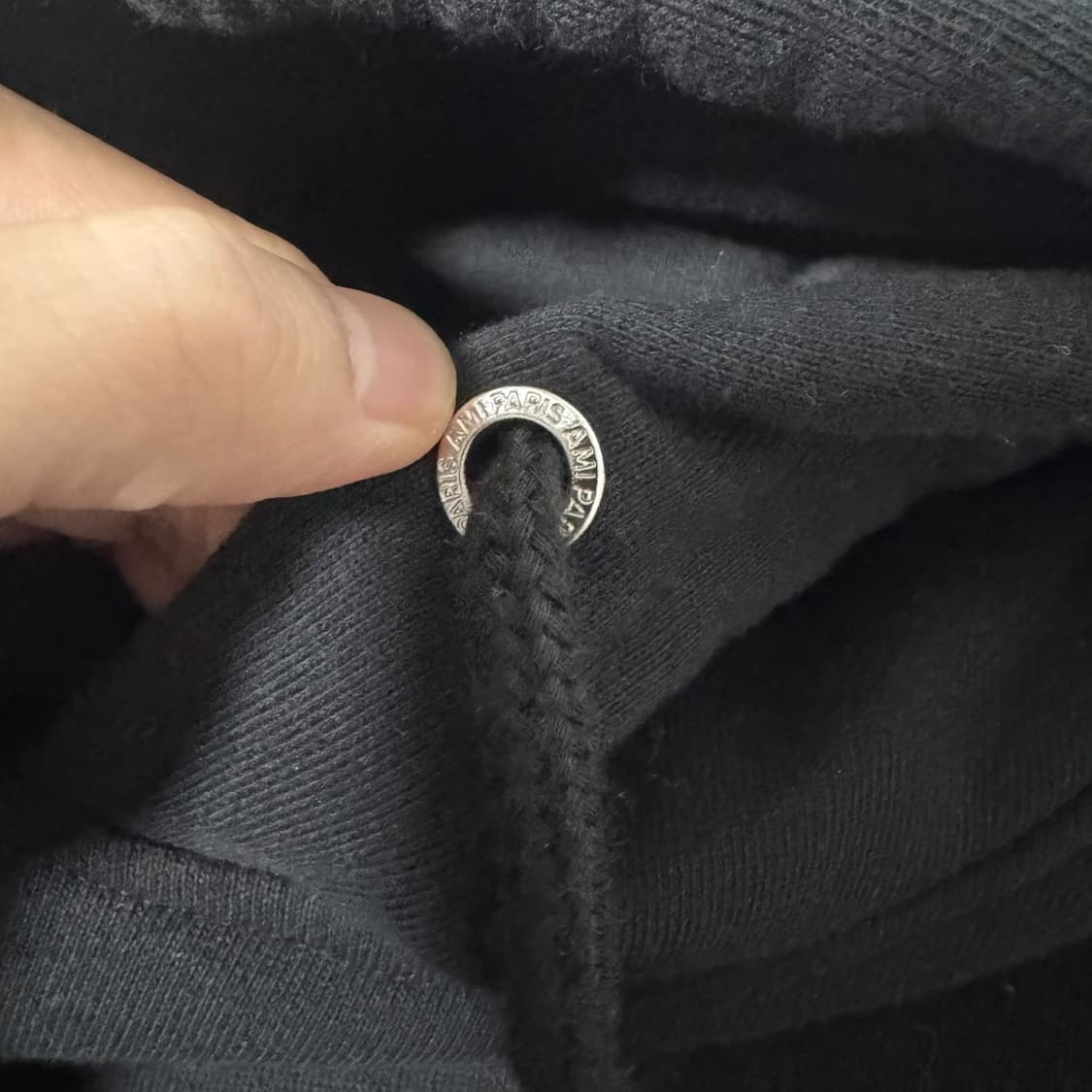 정품 아미 블랙 후드티 상품이미지4