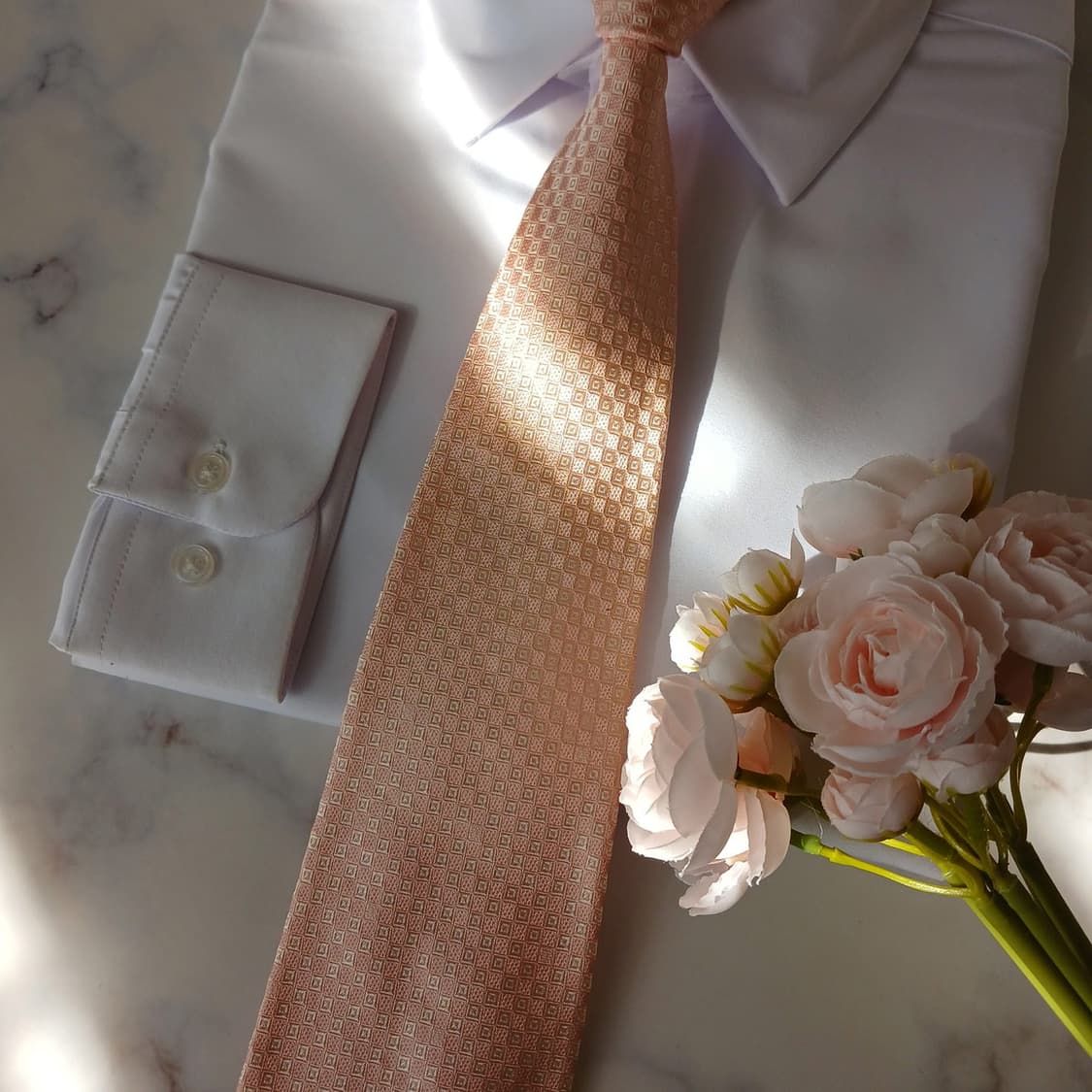 지방시 실크 핑크 다이아 패턴 넥타이 9.6cm A등급 A18846
 상품이미지5