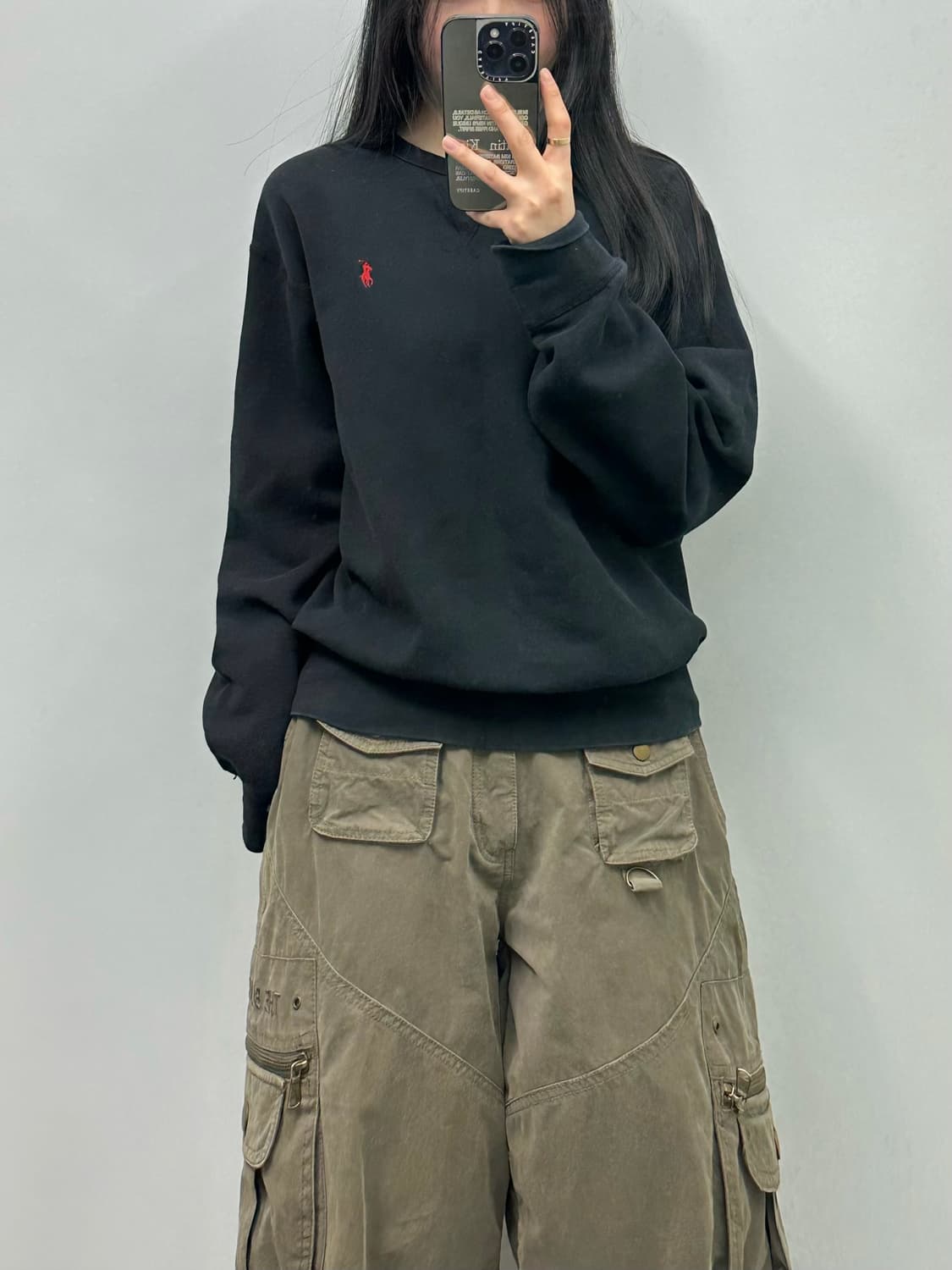 폴로 랄프로렌 신형 블랙 맨투맨 상품이미지1