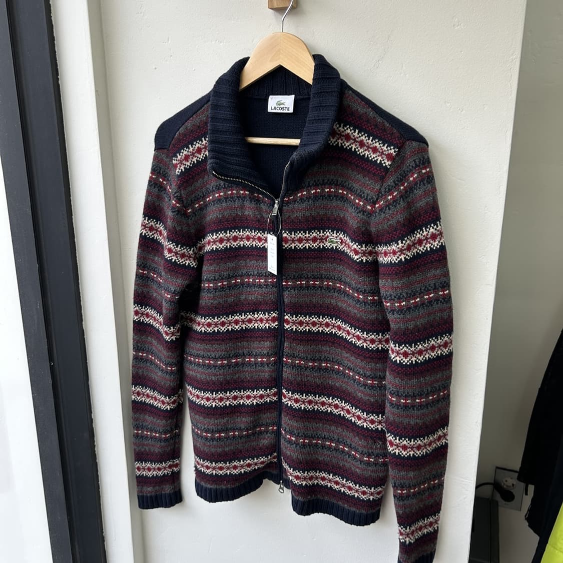 15424 - 라코스테 페어아일 니트 집업 상품이미지1