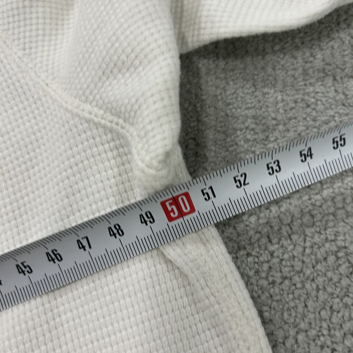 폴로 랄프로렌 화이트 와플 헨리넥 긴팔티 m 상품이미지4