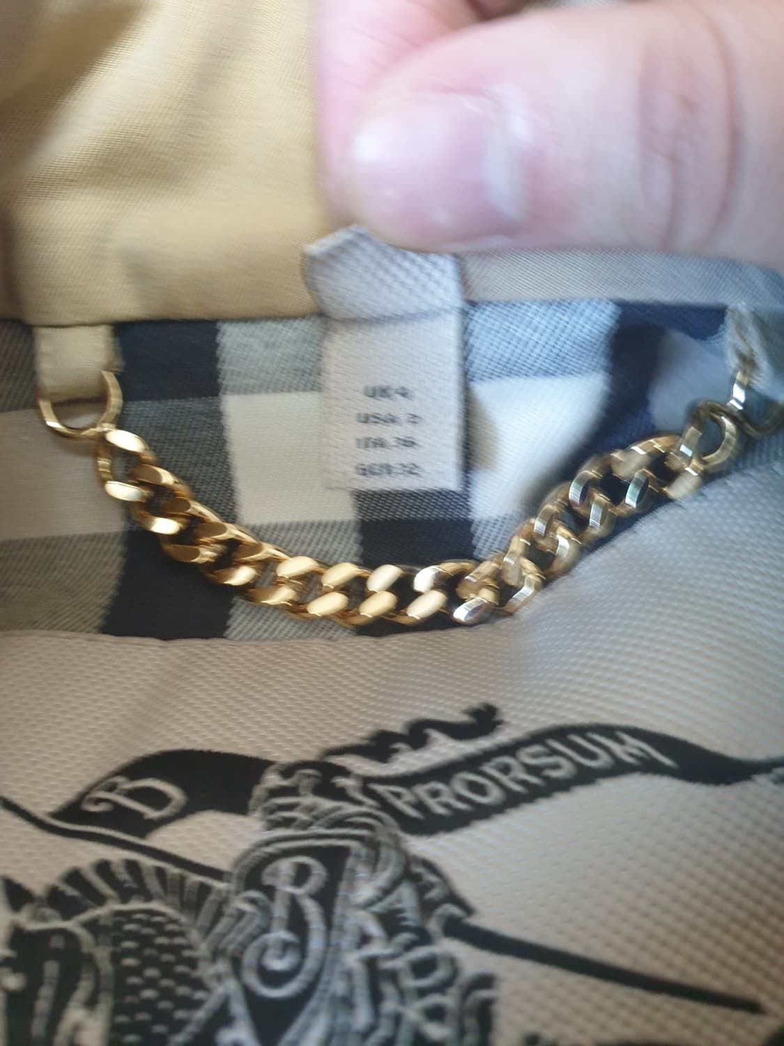 버버리 노바체크 숏 트렌치 코트 자켓 상품이미지6