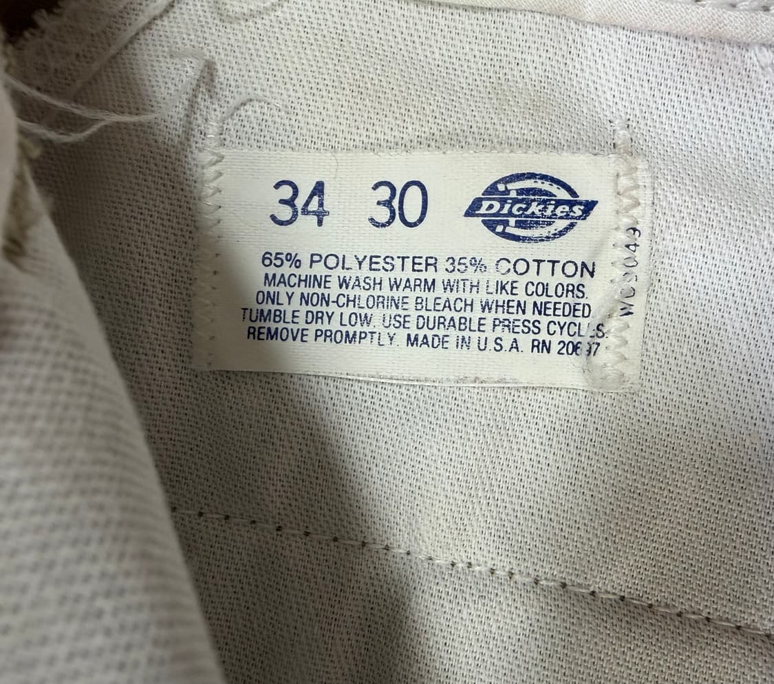 [34x30] 90s dickies 디키즈 874 워크팬츠 베이지 상품이미지5