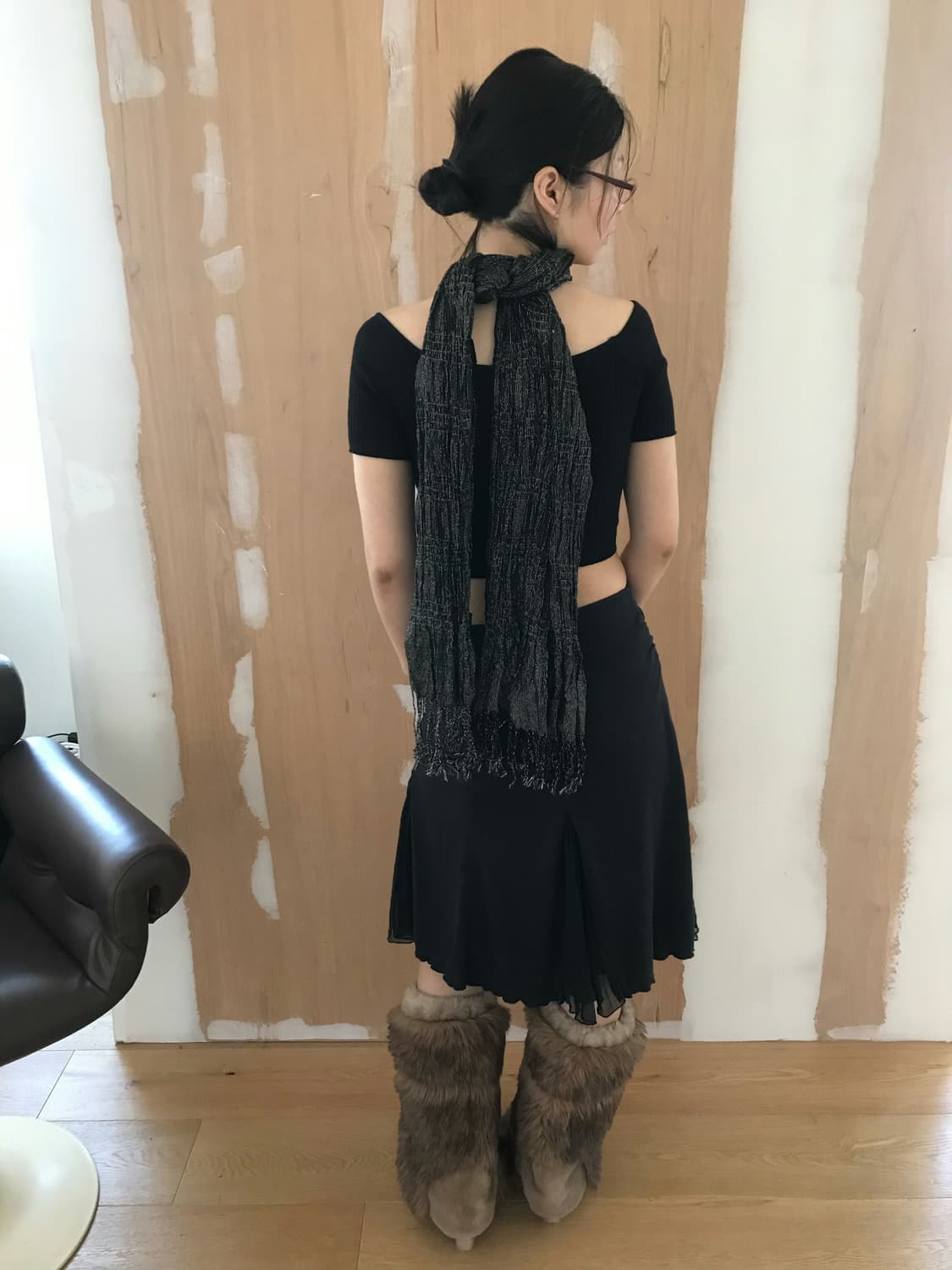 vintage button skirt (27inch) 상품이미지10