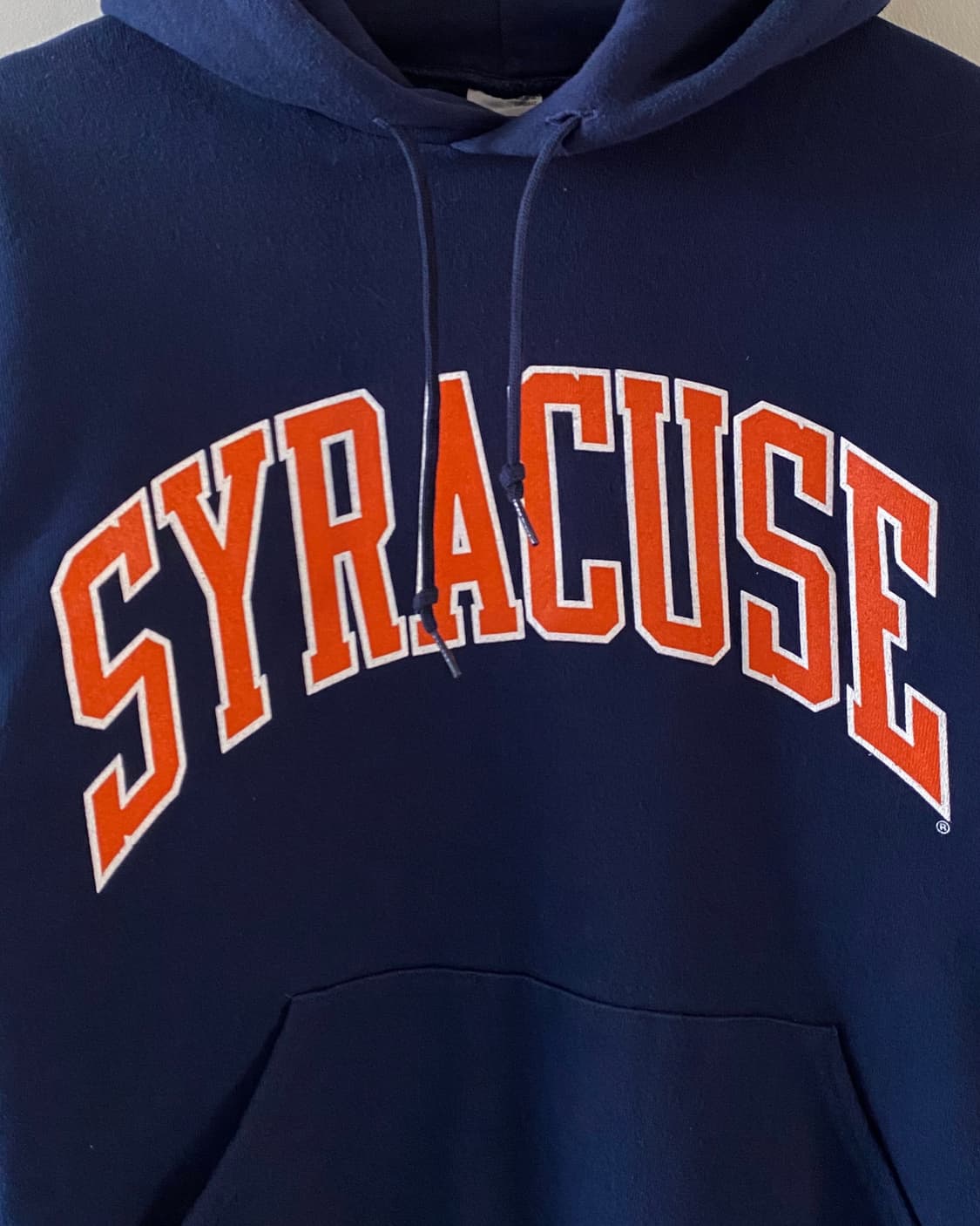 러셀 SYRACUSE 네이비 후드티 상품이미지5