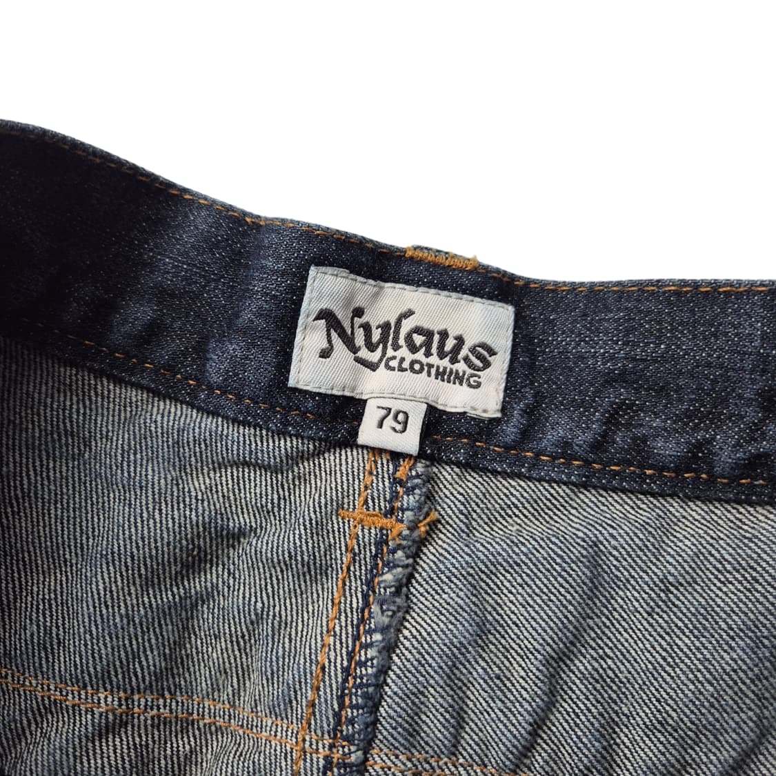 [79] Nylaus 빈티지 더블레이어 워싱 데님팬츠 상품이미지8