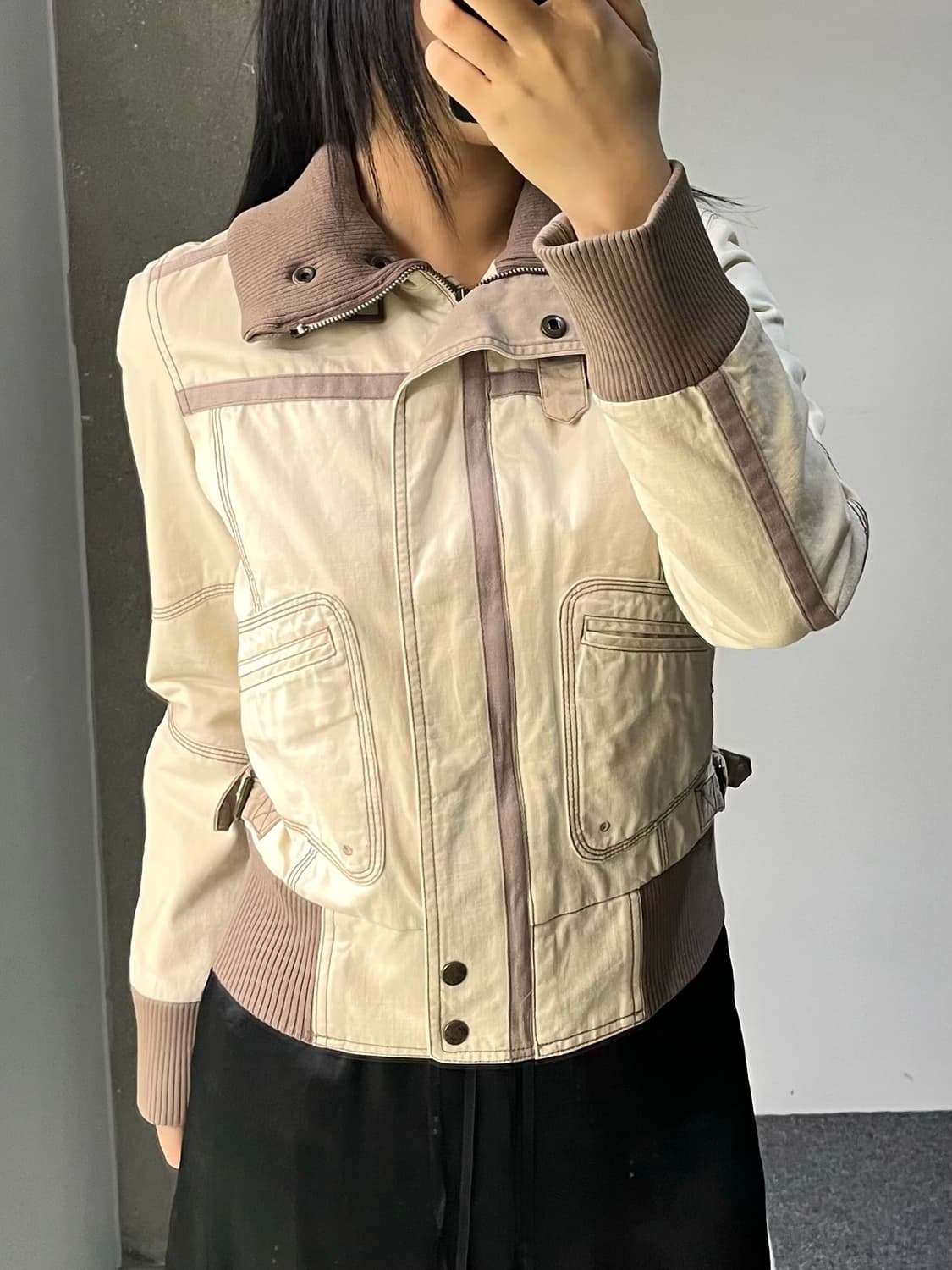 잭앤질 y2k 플라이트 자켓 상품이미지2