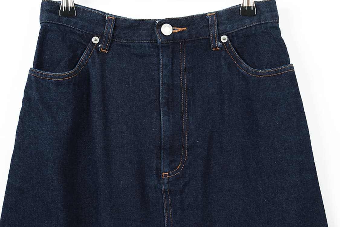 CASCATA 데님자수롱스커트(S) 90'S 상품이미지4