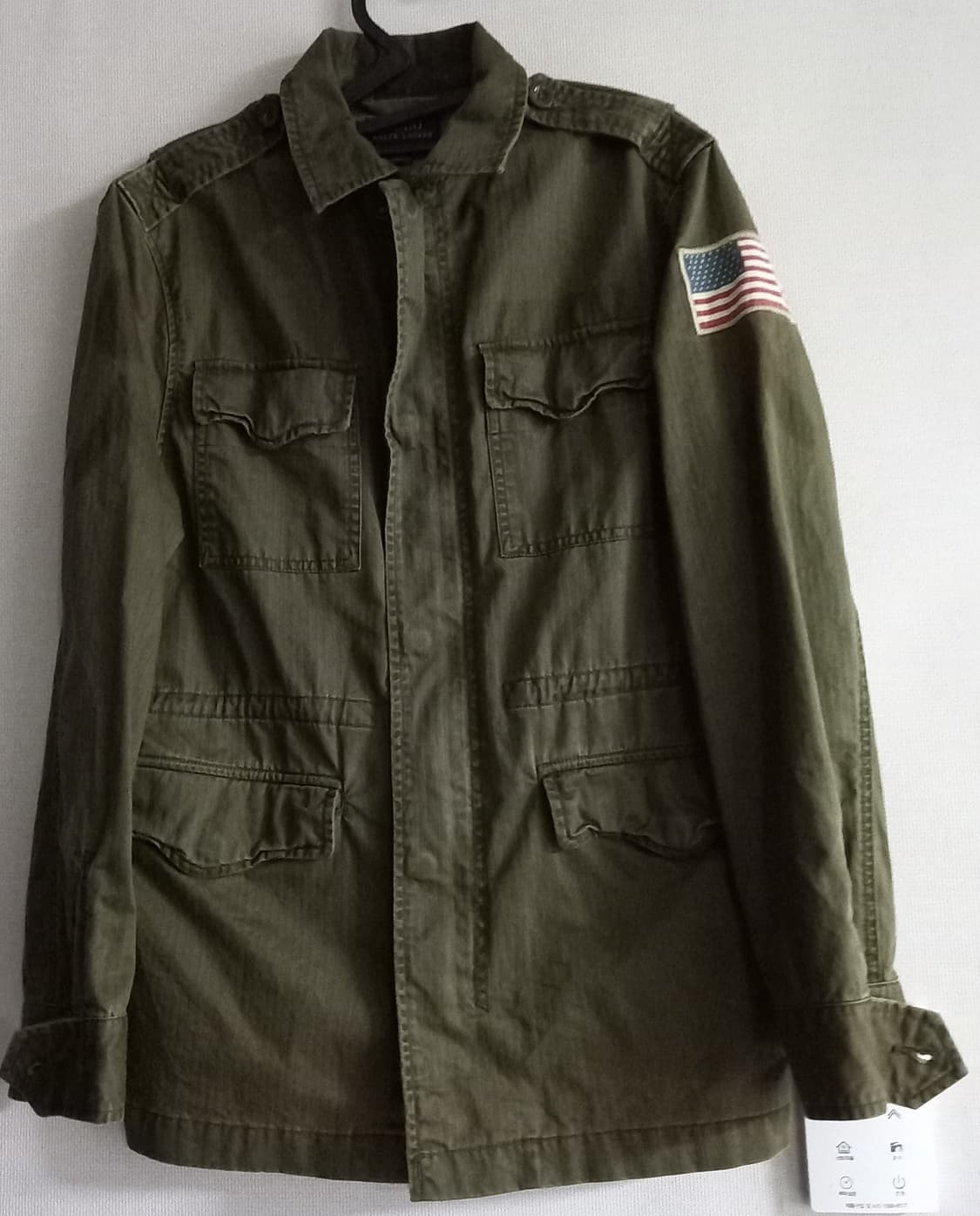 폴로 POLO 성조기 카키 야상 여자 자켓 90/S 상품이미지1