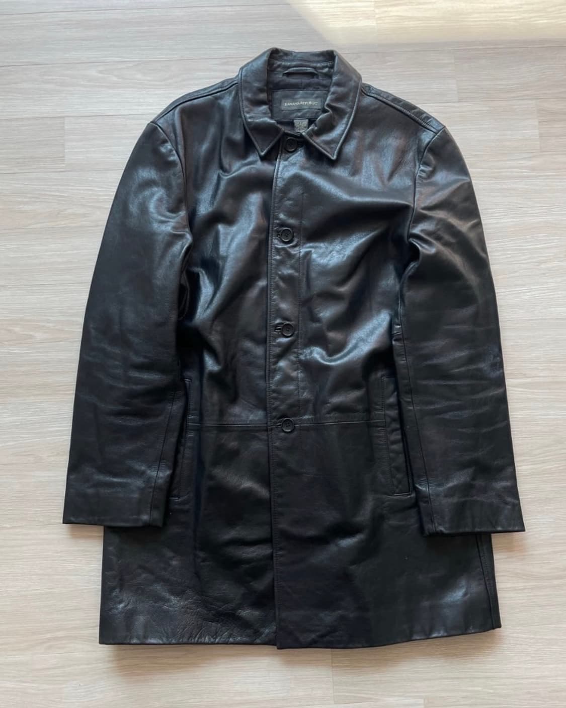 바나나리퍼블릭 레더 카코트 상품이미지1