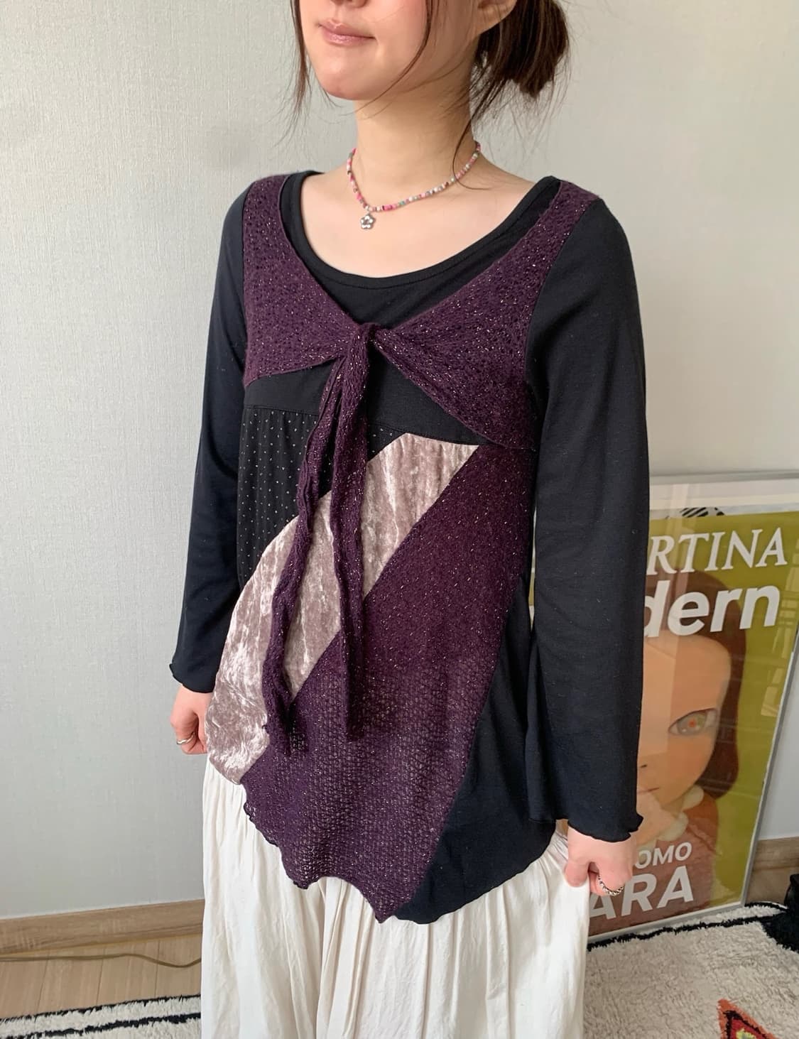 ethnic layered top 상품이미지2