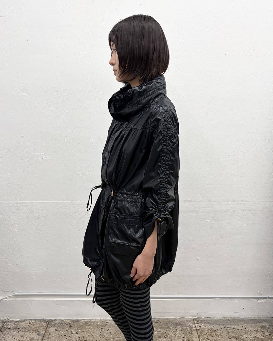 빈티지 셔링 레인코트 상품이미지5