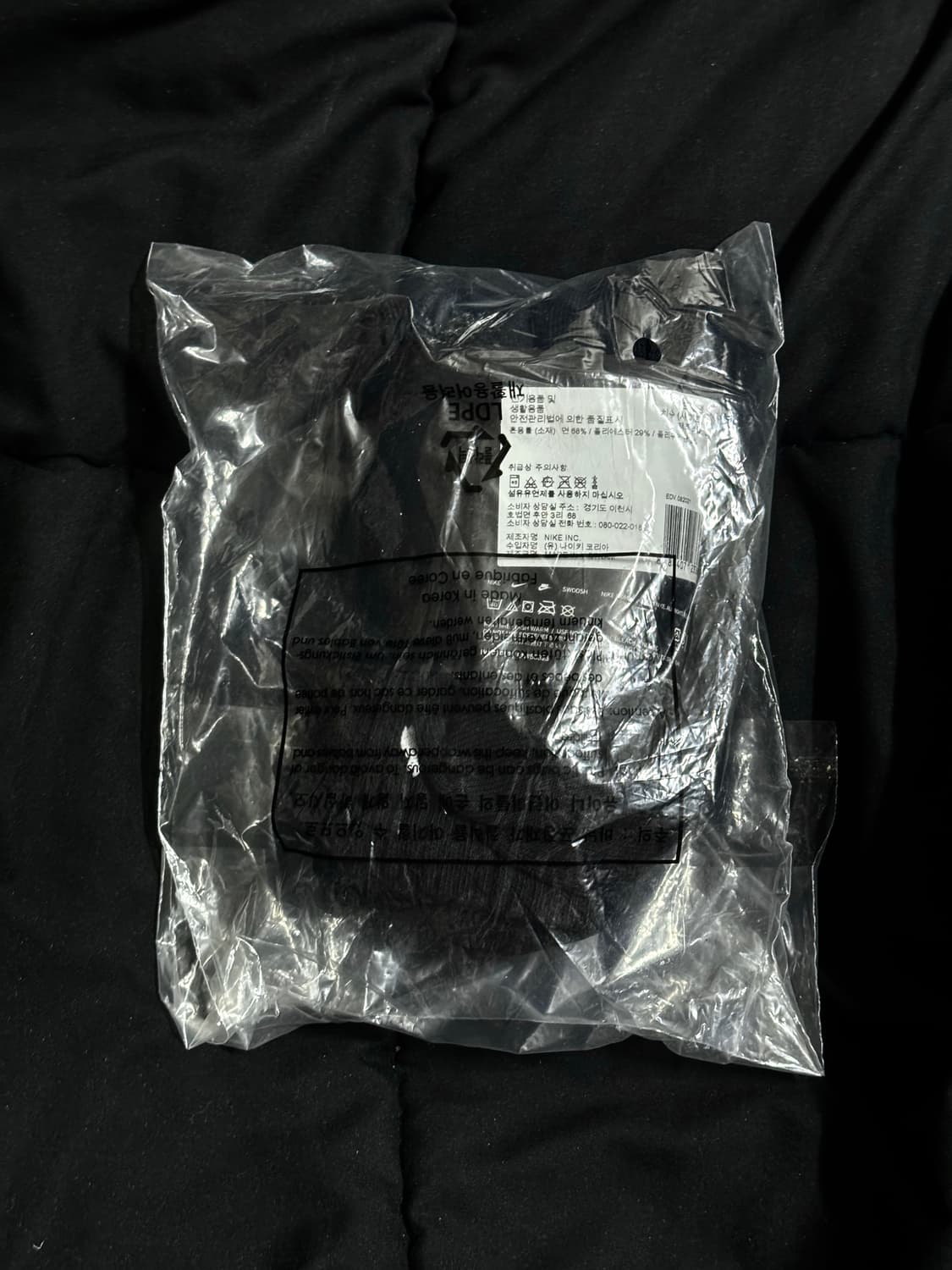 [M] 나이키 에브리데이 쿠션 크루 삭스 블랙 3개 세트 상품이미지3