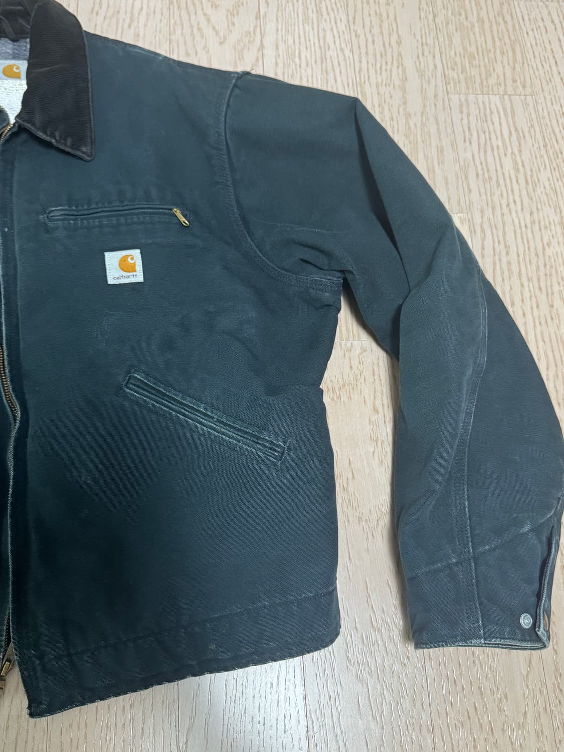 46) 칼하트 디트로이트 자켓 j01blk 블랙 상품이미지2