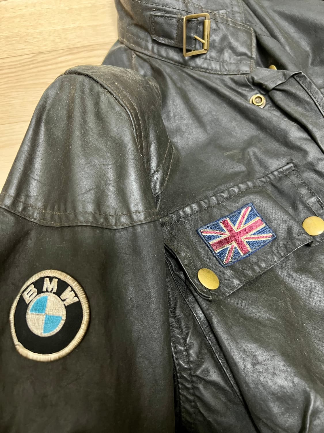 빈티지 벨스타프 X BMW 트라이얼마스터 왁스드 자켓 상품이미지7