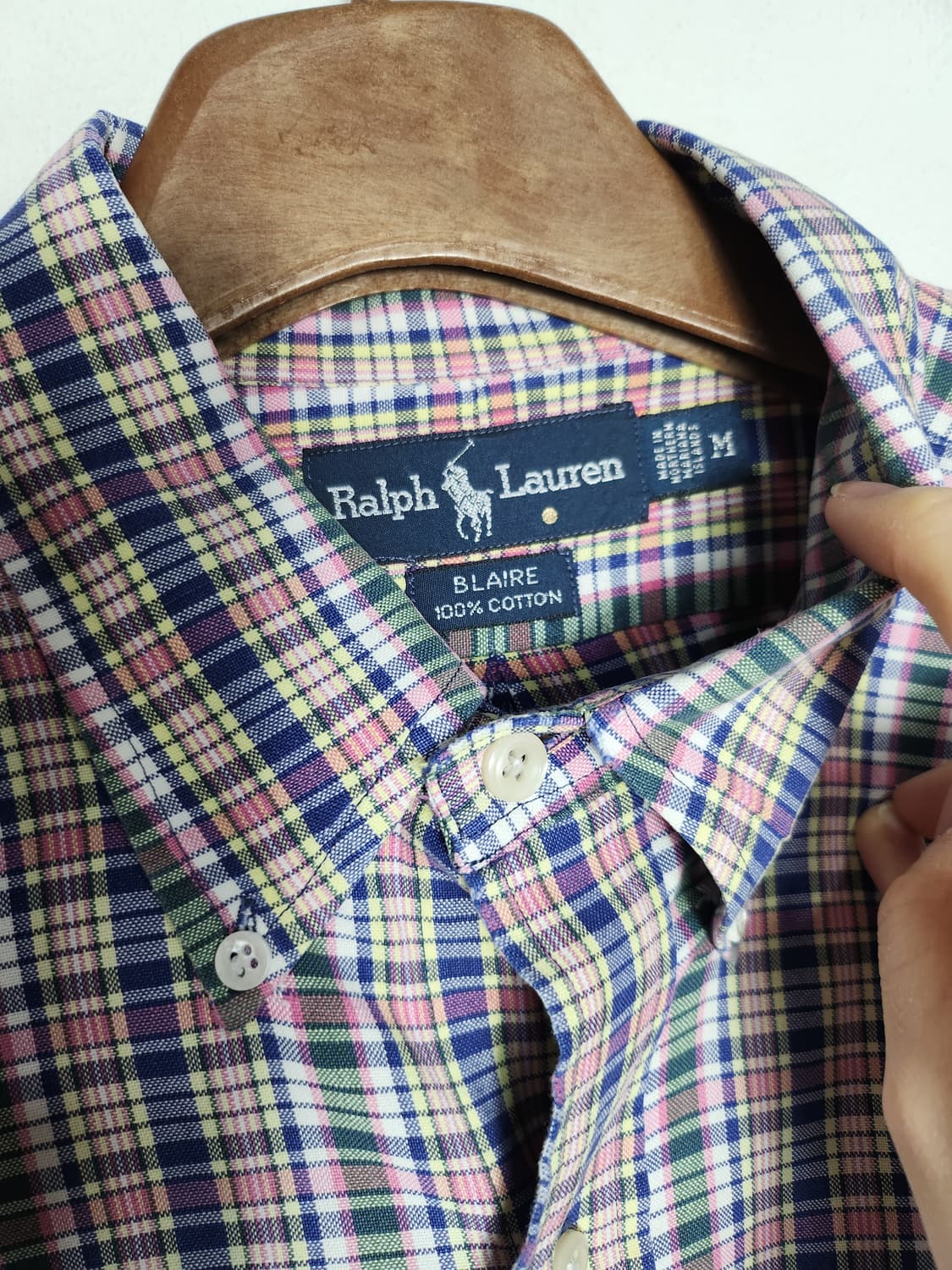 폴로 랄프로렌 코튼 체크셔츠 상품이미지3