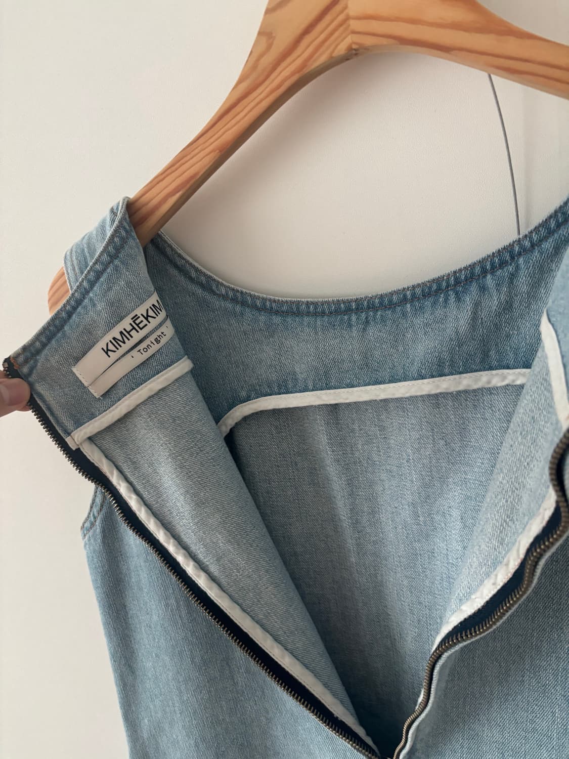 김해김 데님 원피스 상품이미지5