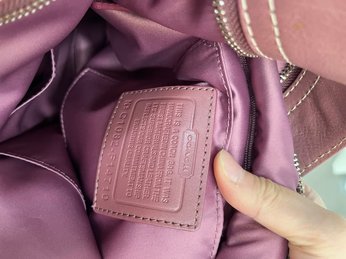 Coach Big Move Pink Bag 상품이미지10