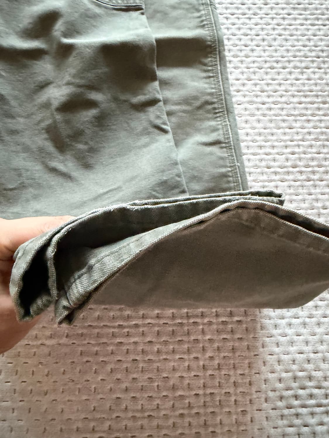 [34] 칼하트 더블니 워크팬츠 b136 모스 상품이미지5