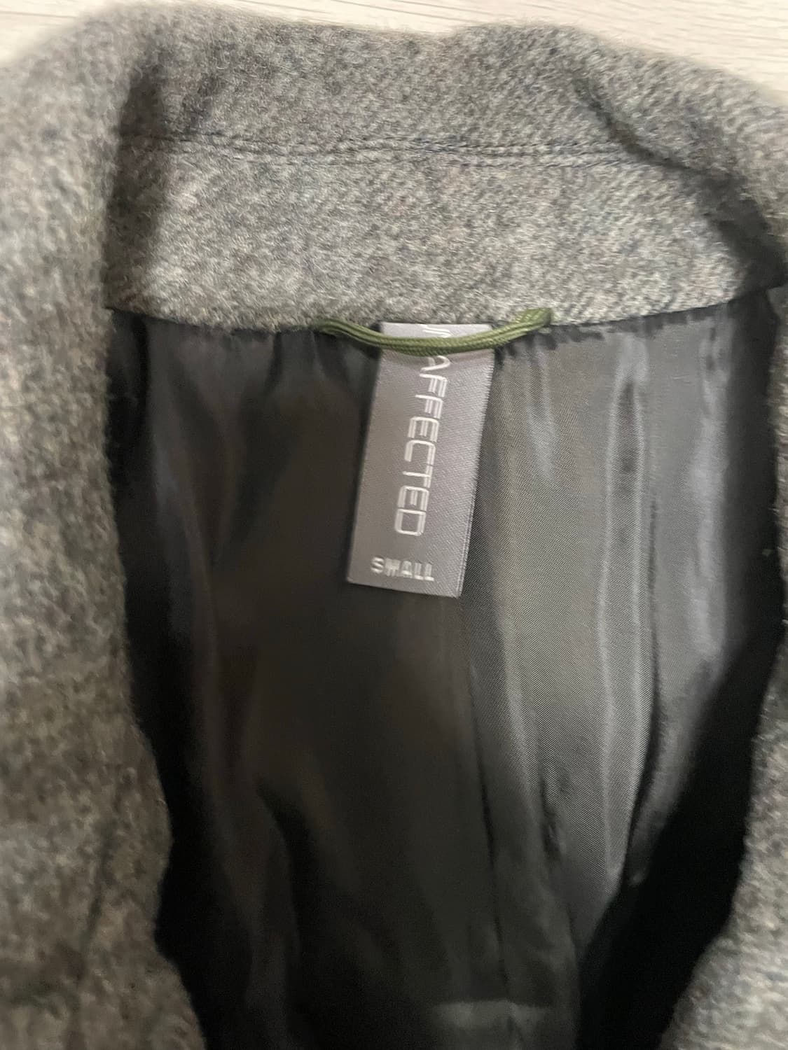 언어펙티드 파이프드 싱글코트 S 급처 상품이미지2