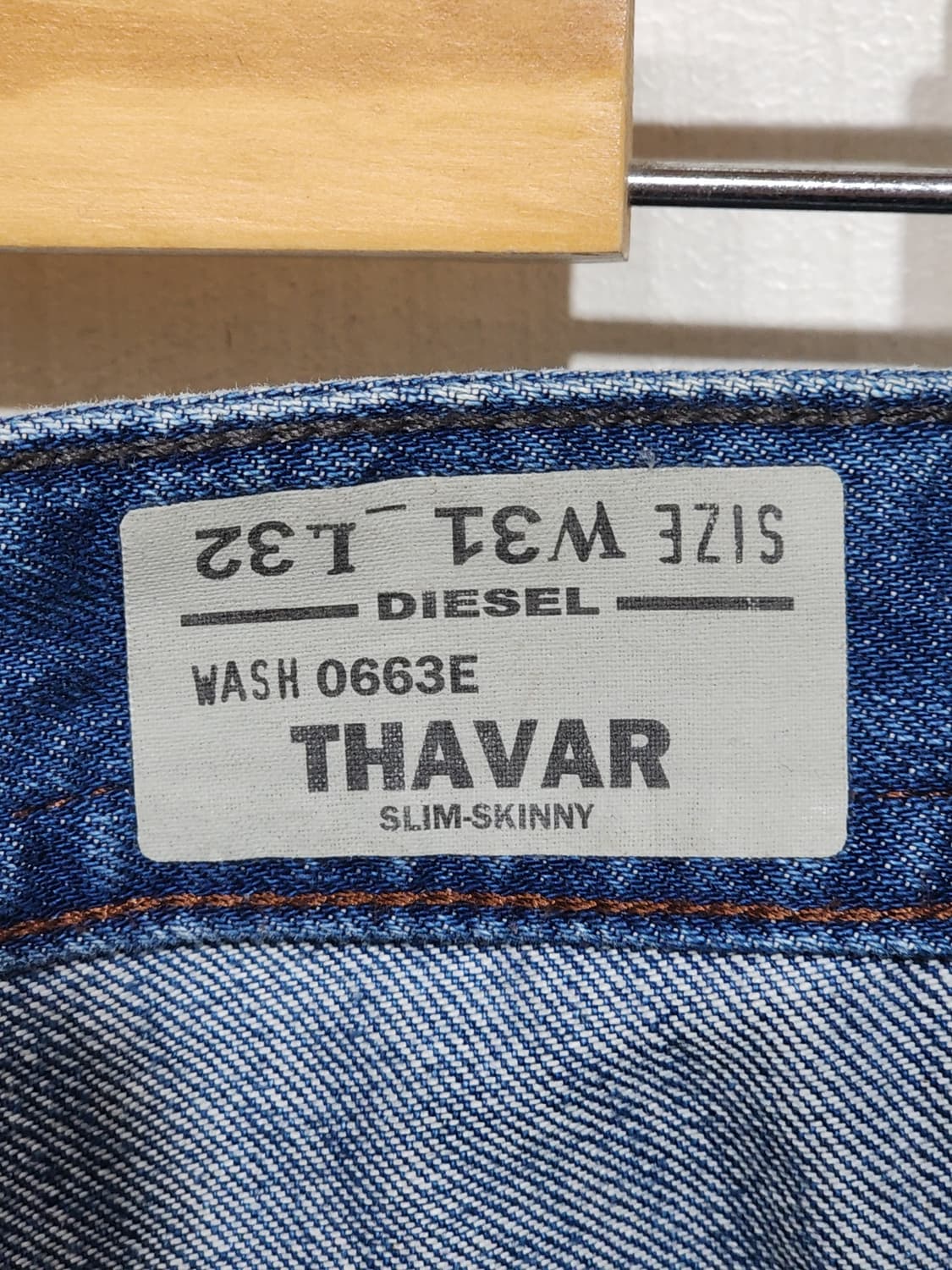 (33) 디젤 타바 청바지 연중청 THAVAR 데님팬츠 매장판  상품이미지3