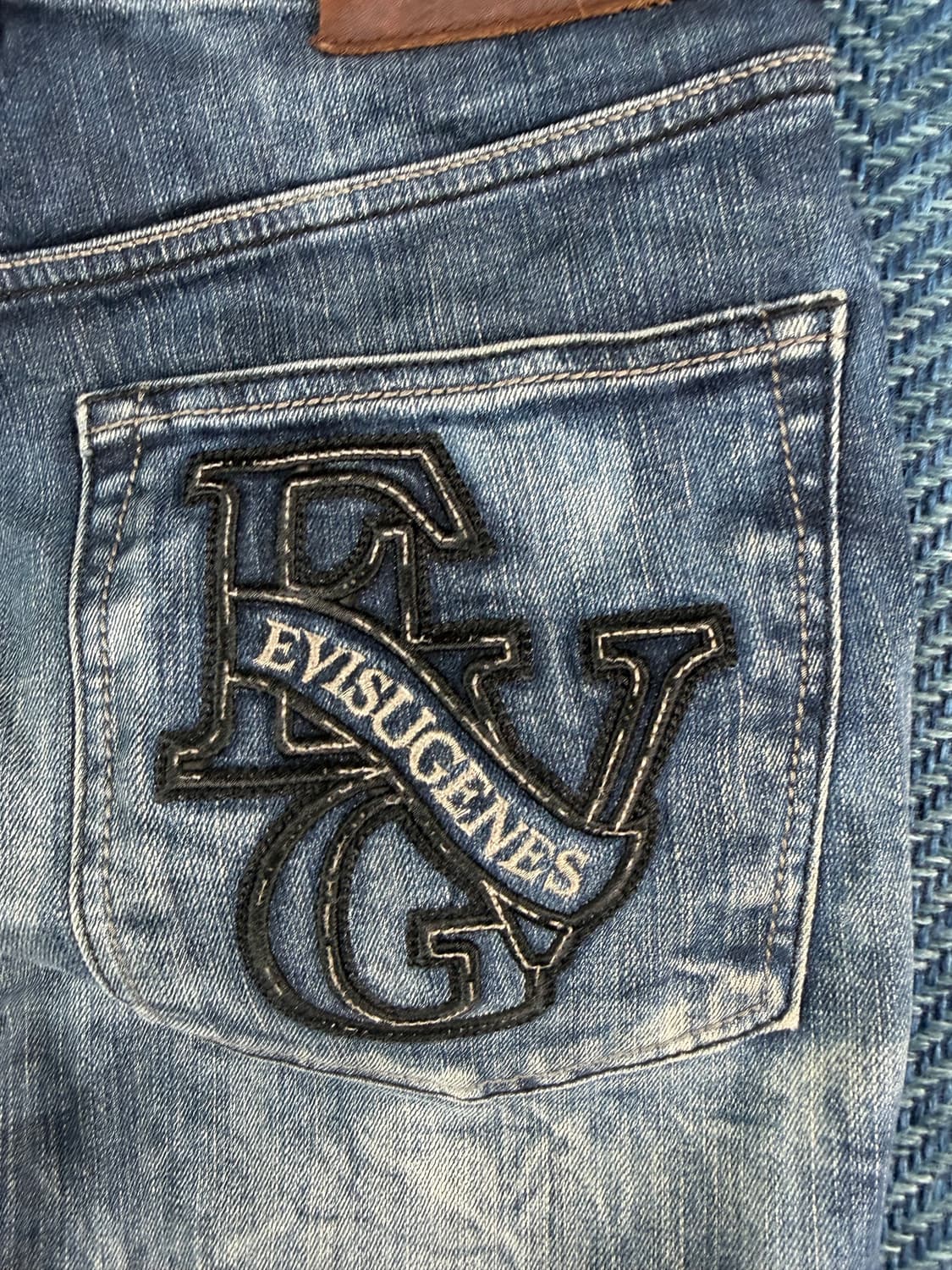 에비스 (EVISU) 유니크 빈티지 워싱 데님 팬츠 상품이미지9